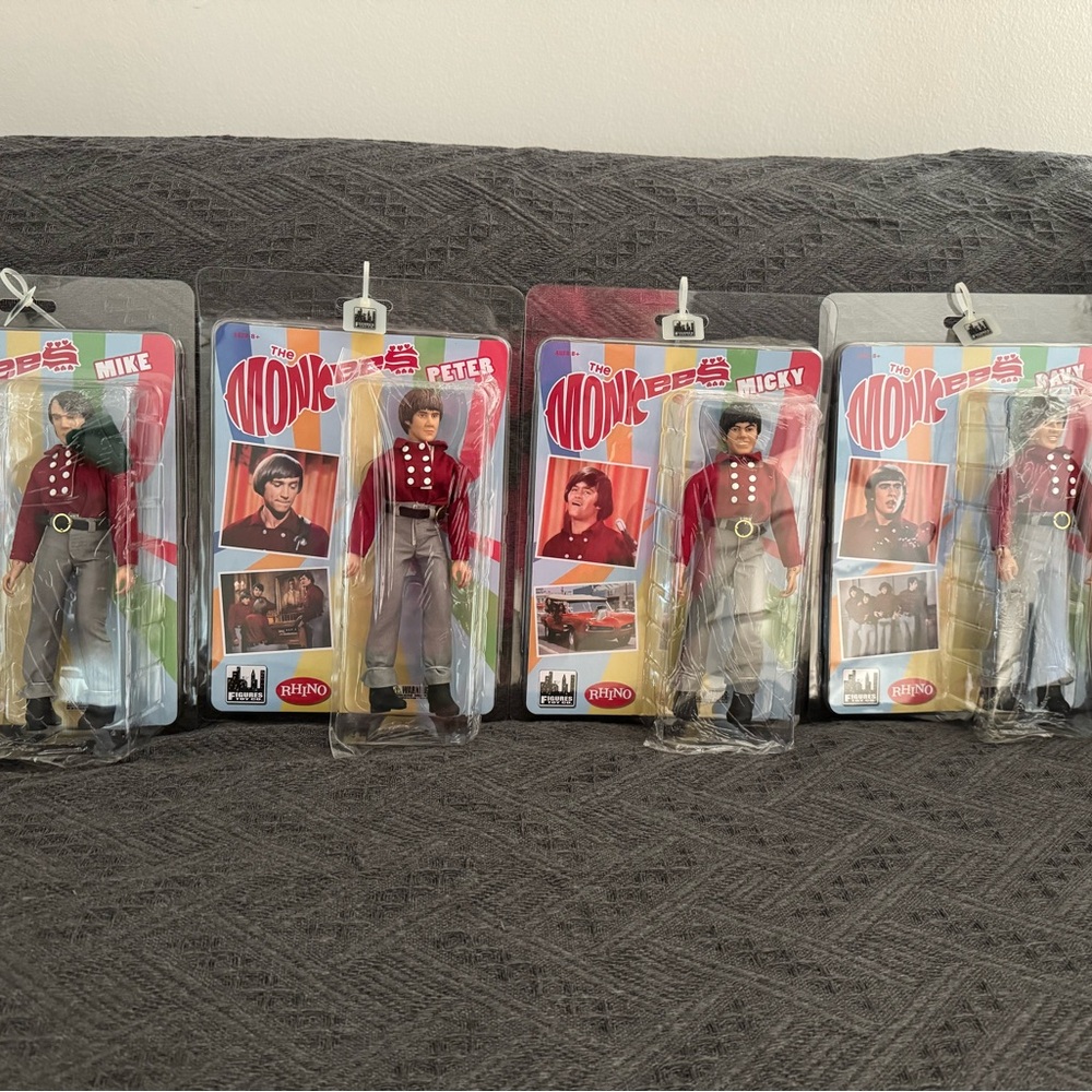 The Monkees Action Figures-Complete Set of 4